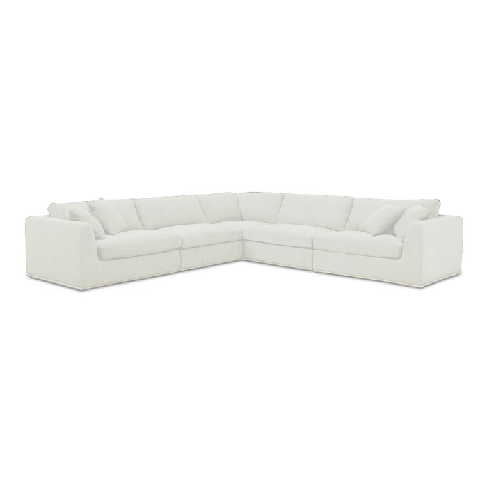 Rue - Classic L Modular Sectional - Off White