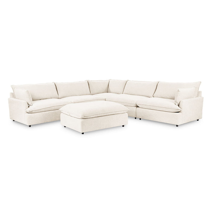 Caplan - 6 Piece Modular Sectional With Ottoman