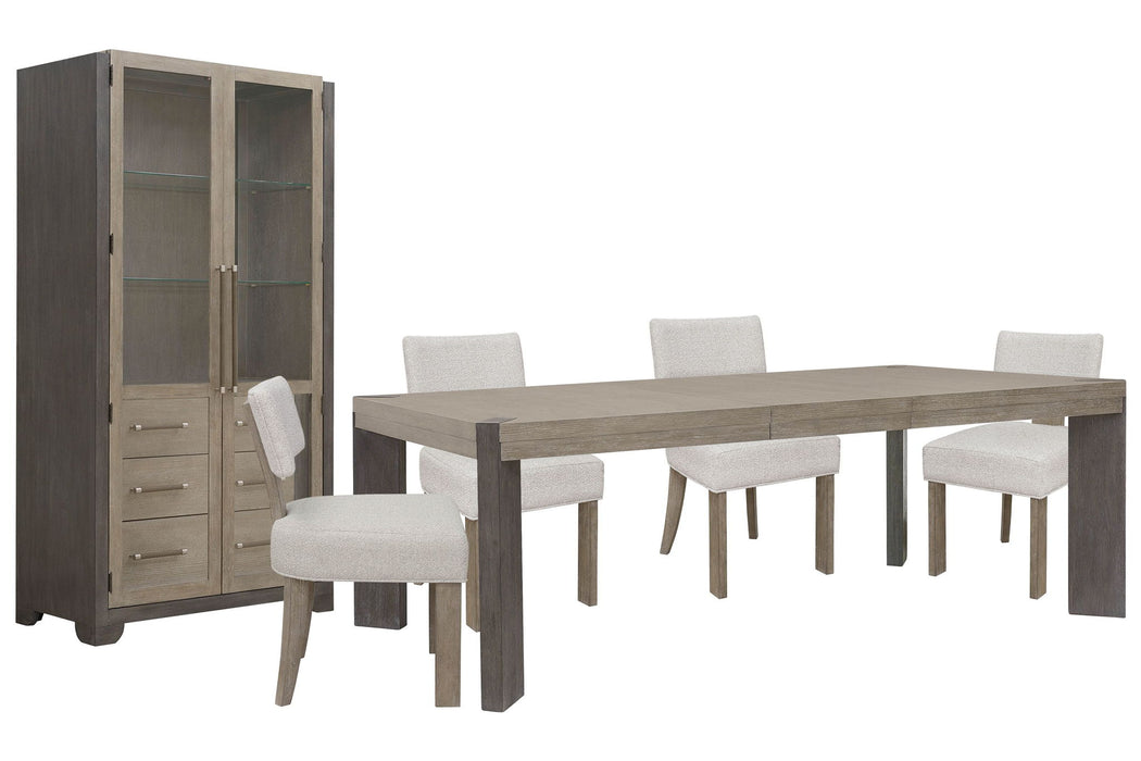 Anderson Park - Leg Dining Table Set With Klismos Chairs