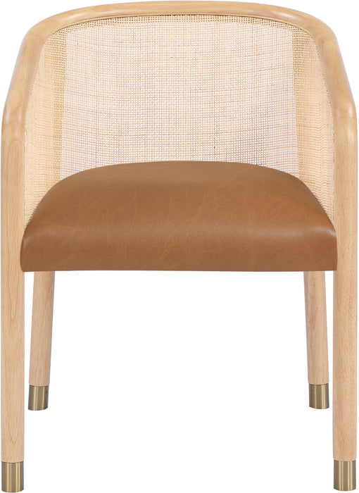 Sylvan - Vegan Leather Dining Chair (Set of 2) - Natural Frame