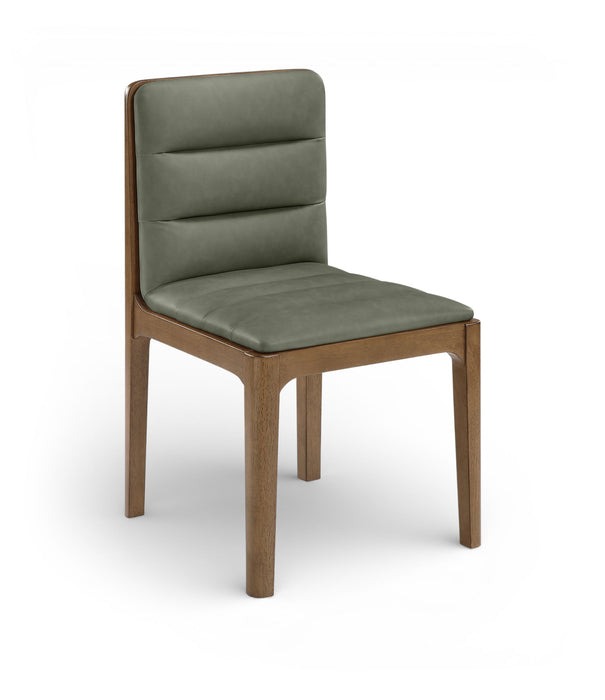 Ellis - Vegan Leather Upholstered Dining Chair (Set of 2) - Brown Base
