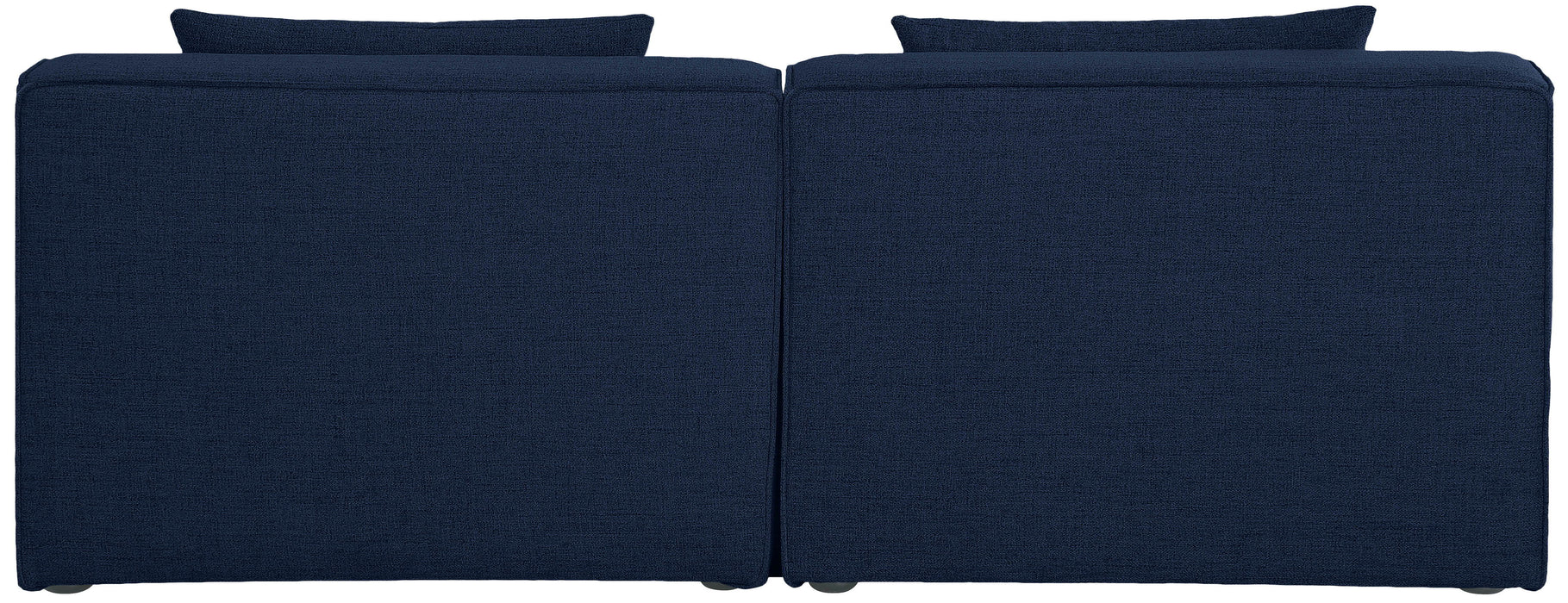 Cube - Linen Modular 2 Seat Armless Sofa