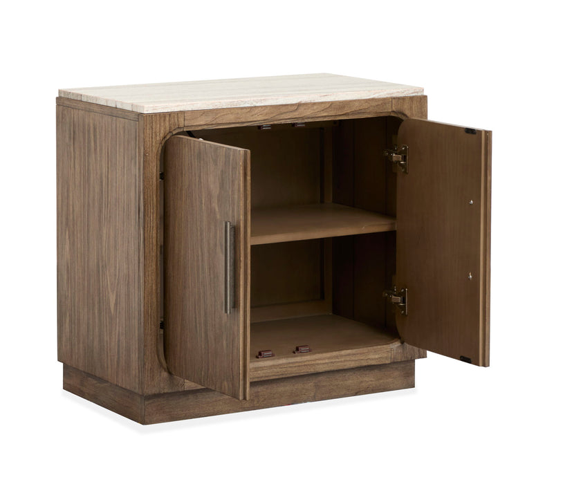 Westbourne - Door Nightstand - Dark Umber