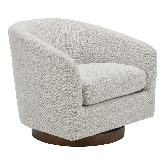 Oscy - Swivel Chair - Splashed White