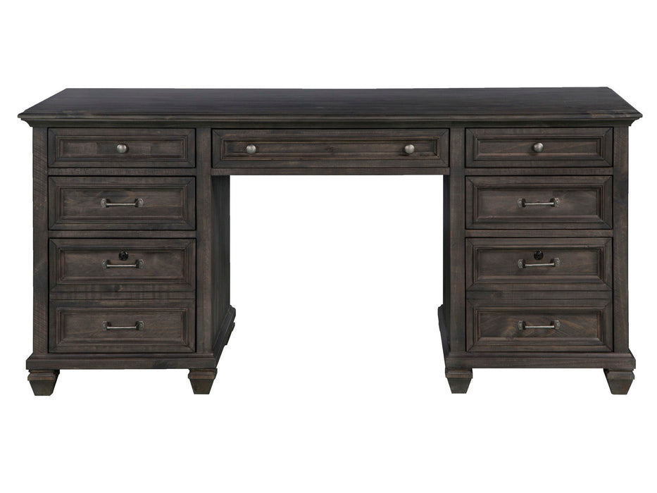Sutton Place - Executive Desk - Weathered Charcoal
