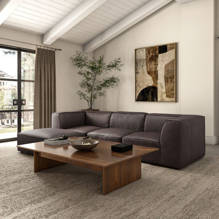 Form - Nook Modular Sectional - Espresso Brown