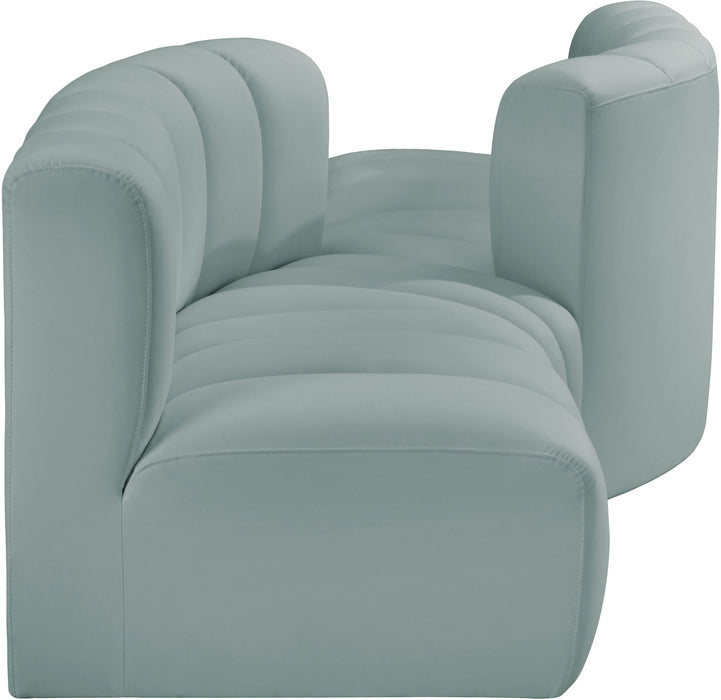 Arc - Faux Leather 4 Piece Sofa