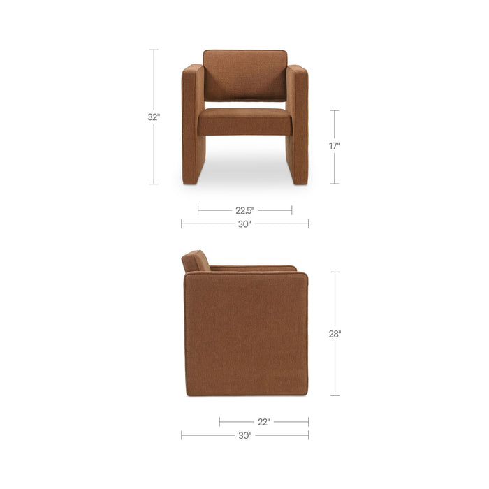 Harris - Accent Chair - Burgundy