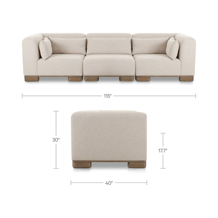 June - Modular Sofa - Oatmeal