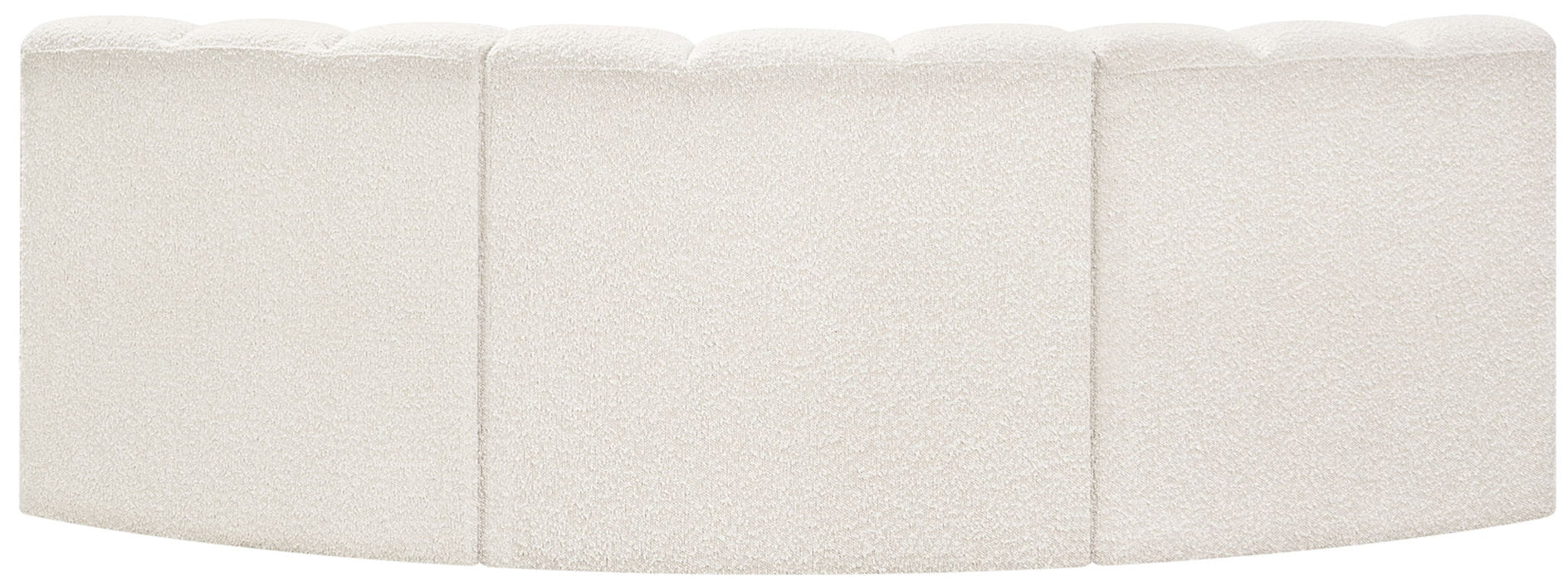 Arc - Boucle Fabric 3 Piece Modular Corner Sofa