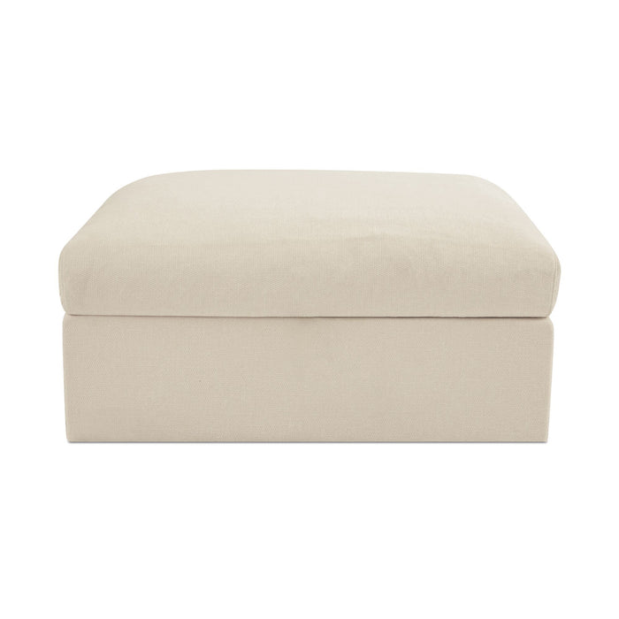 Swift - Storage Ottoman - Light Beige