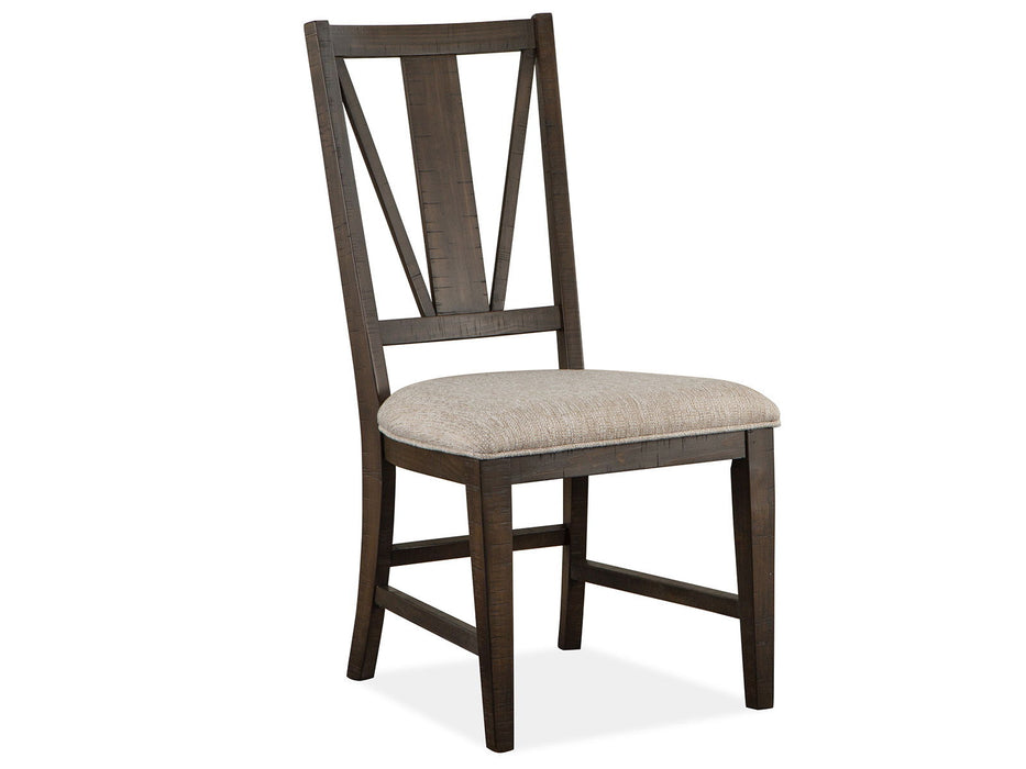 Westley Falls - Dining Side Chair With Upholstered Seat (Set of 2) - Graphite