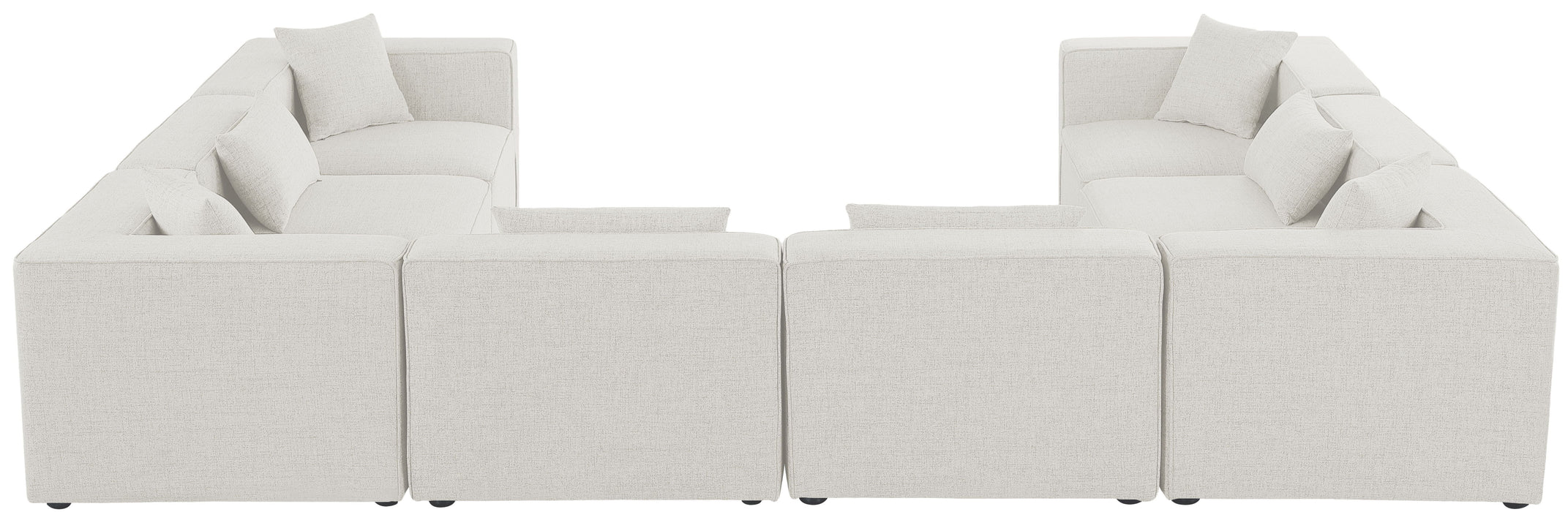 Cube - Linen 8 Piece Modular Sectional