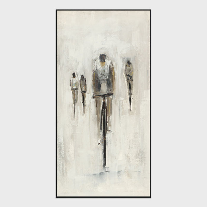 Cyclist - Painting Art by Buddy Whitlock