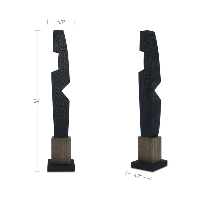 Fenn - Sculpture - Black