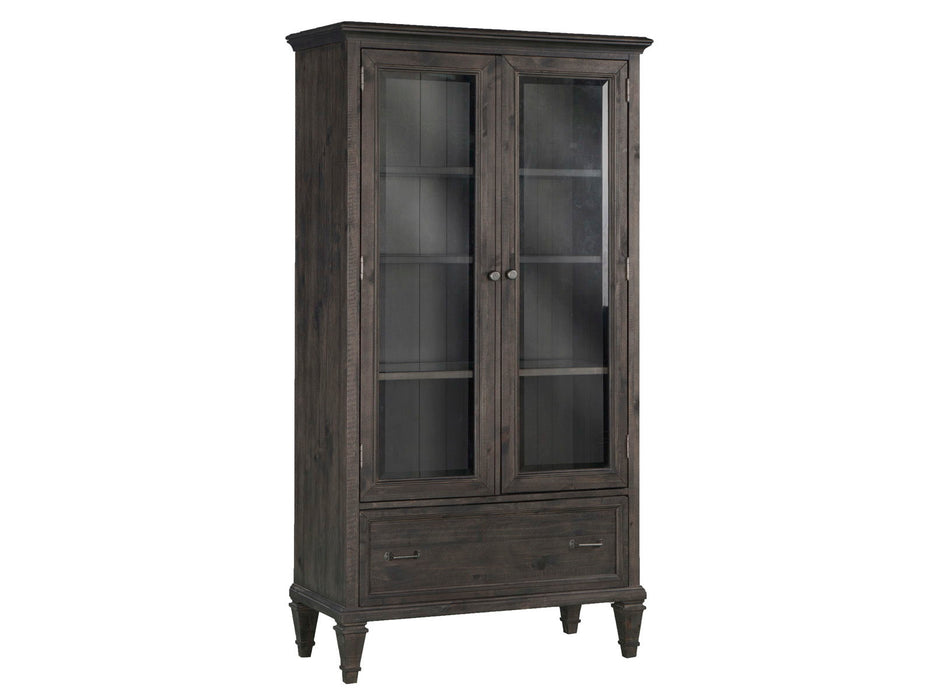 Sutton Place - Door Bookcase - Weathered Charcoal