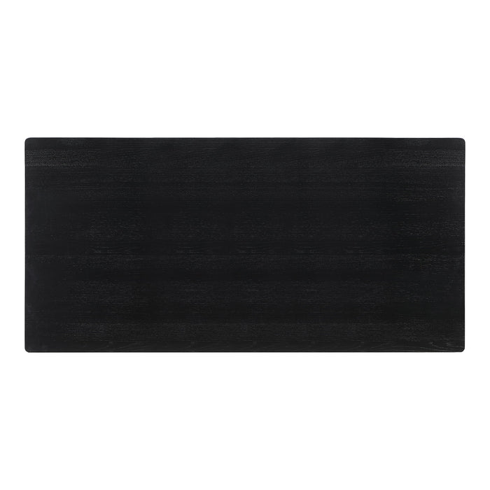Silas - Dining Table - Black Ash