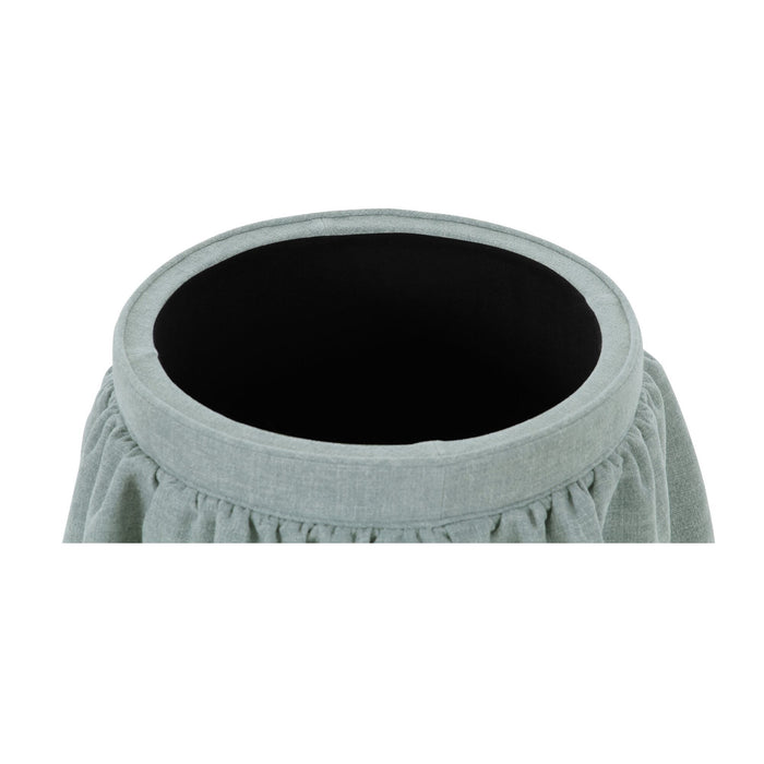 Heidi - Storage Ottoman - Light Blue