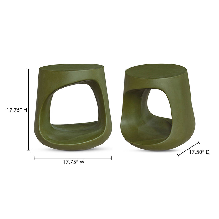 Rothko - Outdoor Stool - Dark Green