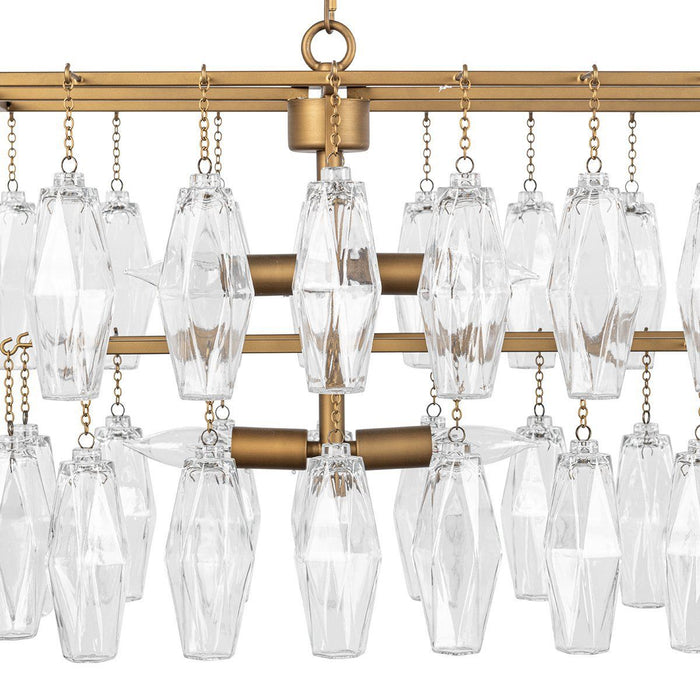 Tressia - Chandelier - Brass