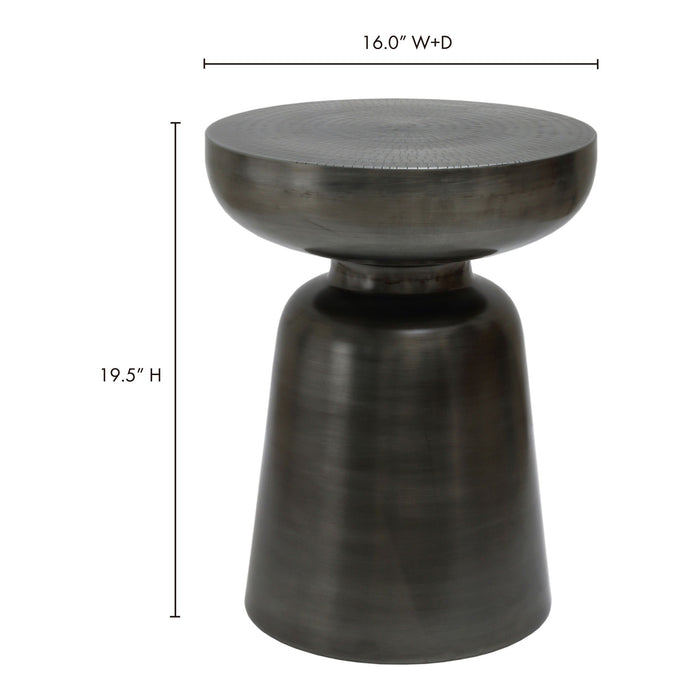 Arthur - Accent Table - Antique Zinc