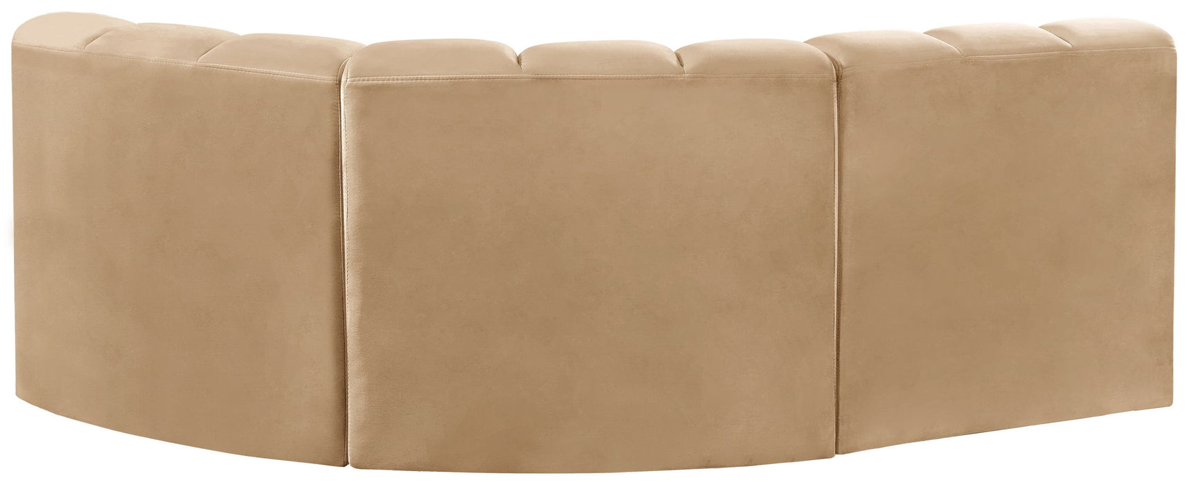 Arc - Velvet 3 Piece Sofa