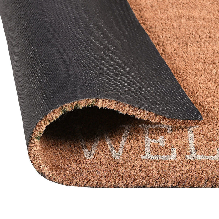 Doormats - Daisy Welcome Doormat - Ivory Multi / Natural