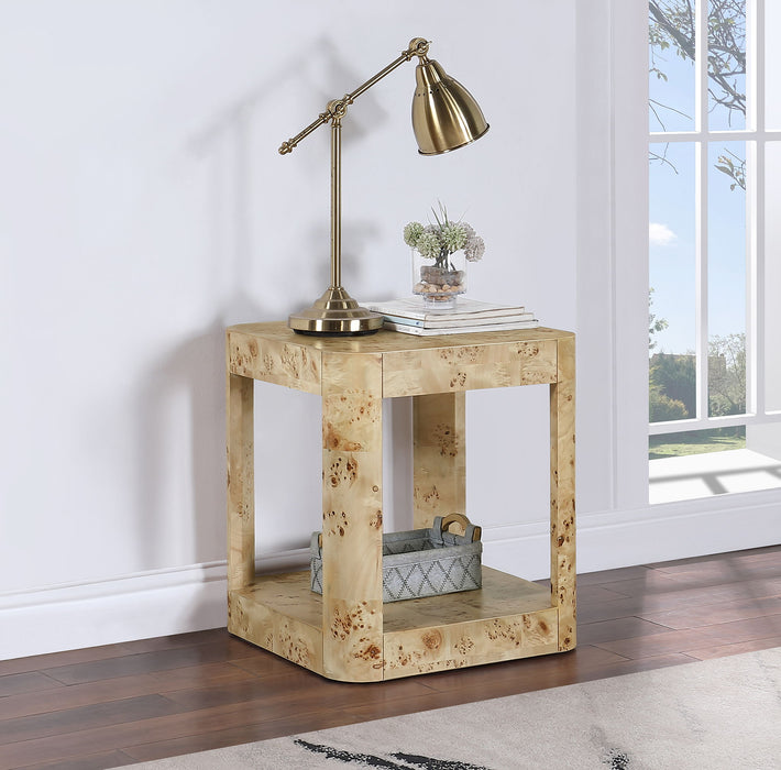 Reeves - Burl Wood Table