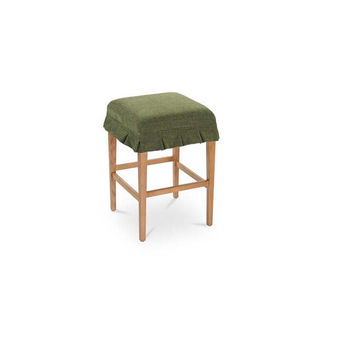 Anna - Counter Stool - Green / Light Brown