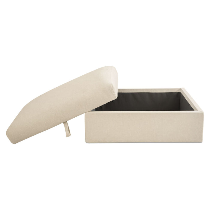 Swift - Storage Ottoman - Light Beige