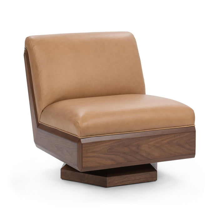 Myla - Swivel Accent Chair - Tan