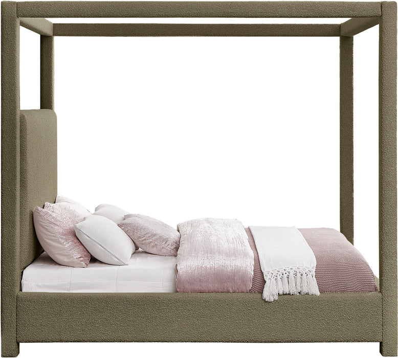 Eden - Boucle Fabric Upholstered Bed