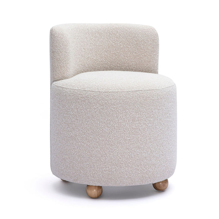 Hakuna - Performance Boucle Desk Chair - Cream