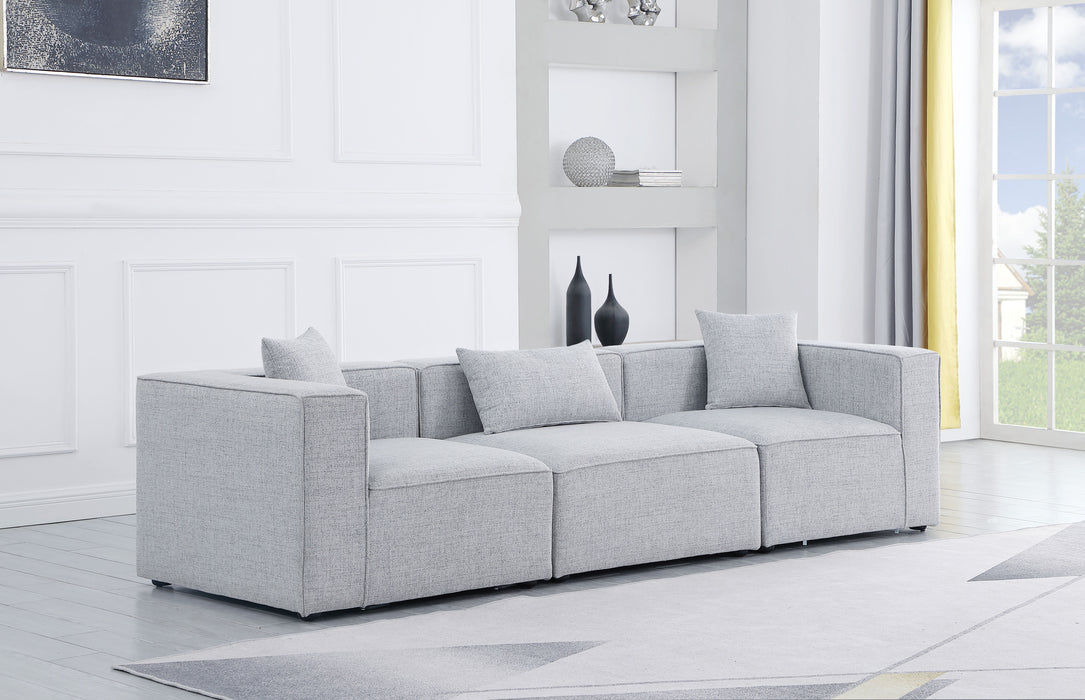 Cube - Linen Modular 3 Seat Sofa