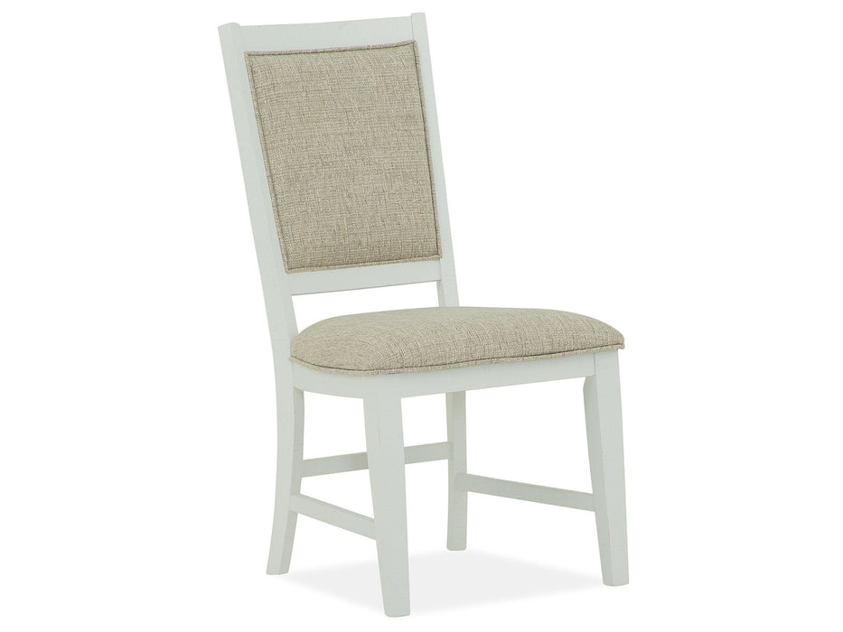 Heron Cove - Step Up Side Chair With Upholstered Seat & Back (Set of 2) - Chalk White