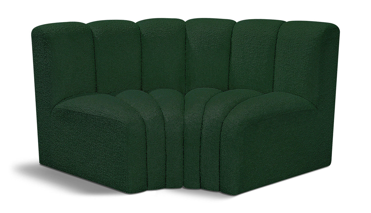 Arc - Boucle Fabric 2 Piece Modular Sofa