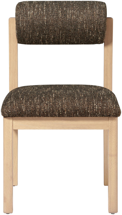 Roundhill - Fabric Dining Chair (Set of 2) - Natural Frame