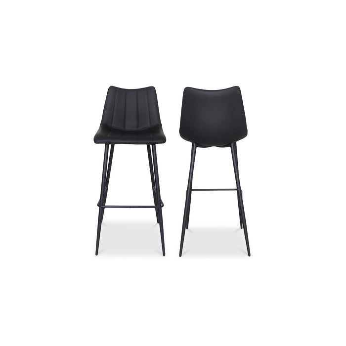 Alibi - Barstool (Set of 2) - Matte Black