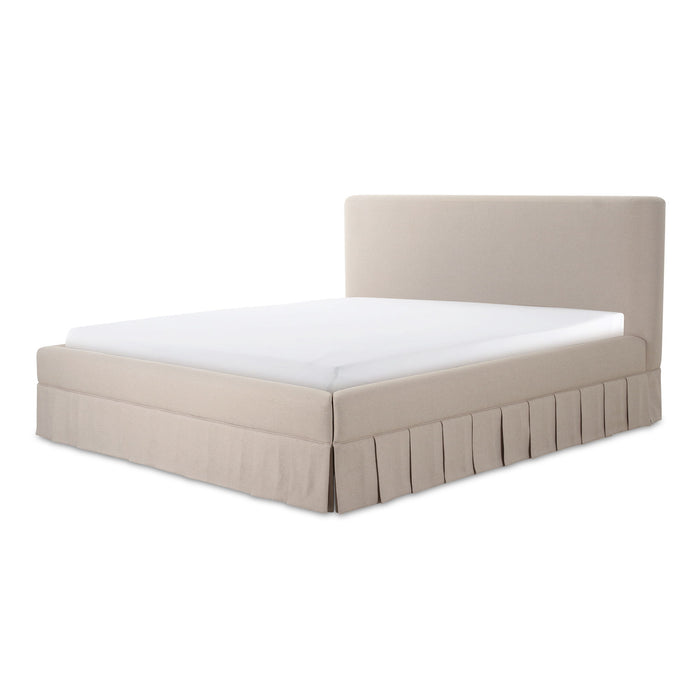 Maren - King Bed - Beige