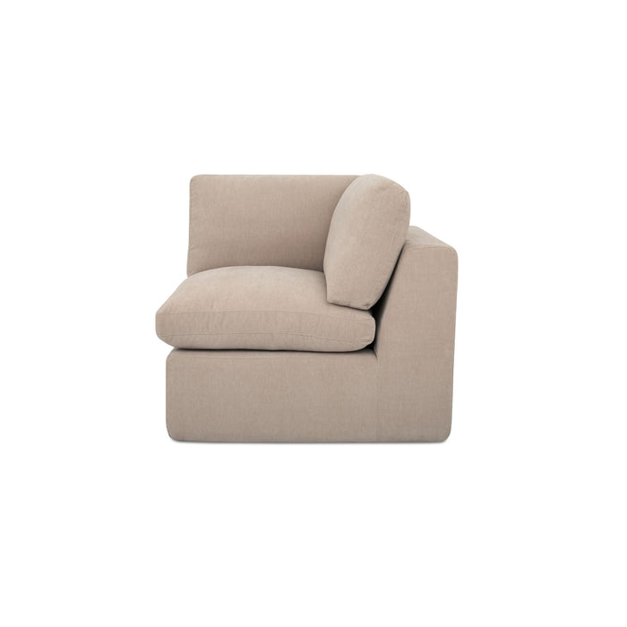 Cates - Corner Chair - Pebble