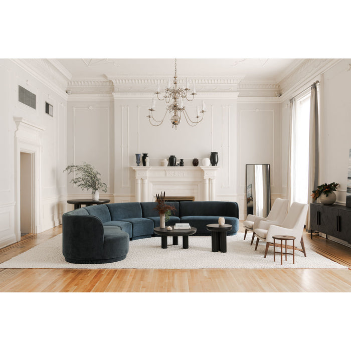 Rocca - Cement Side Table - Black
