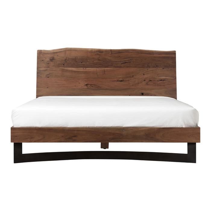 Bent - Queen Size Bed - Smoked