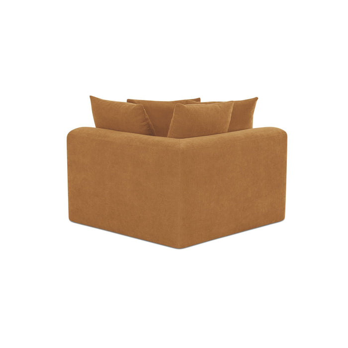 Davie - Right Arm Facing Chair - Golden Yellow