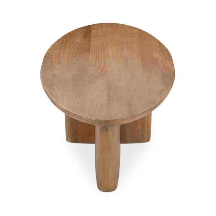 Montengo - Oval Coffee Table - Natural Maple