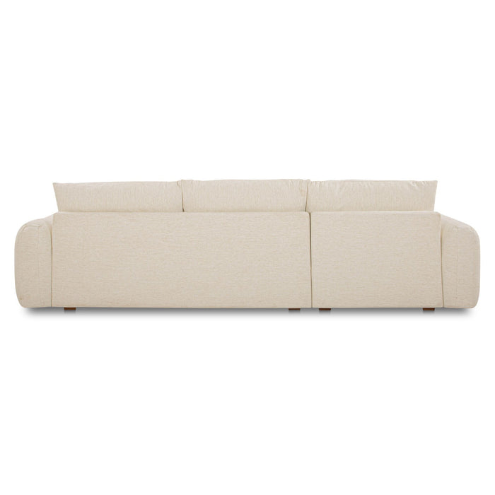 Berga - Sectional Left Stationary Sofa - White