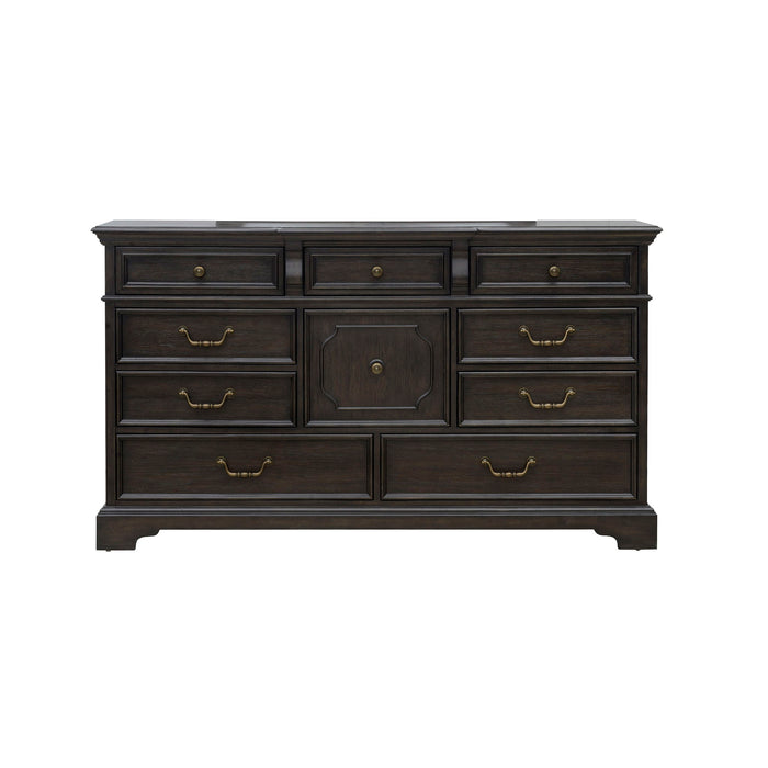 Hickory Creek - 10 Drawer Dresser - Brown