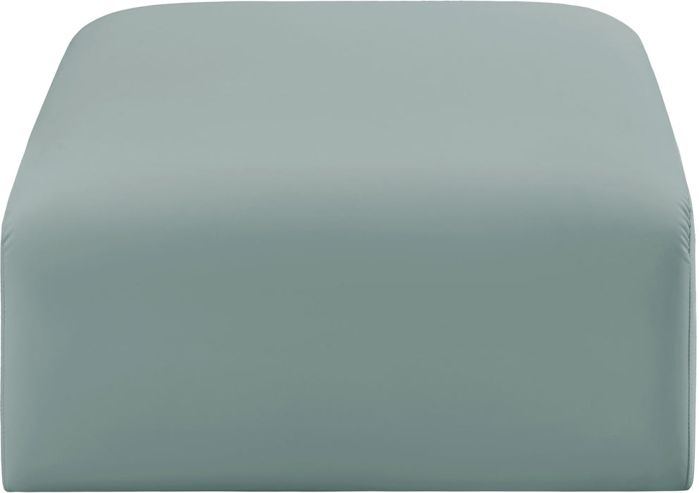 Arc - Faux Leather Ottoman