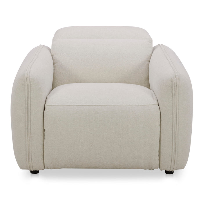 Eli - Power Recliner Chair - Warm White