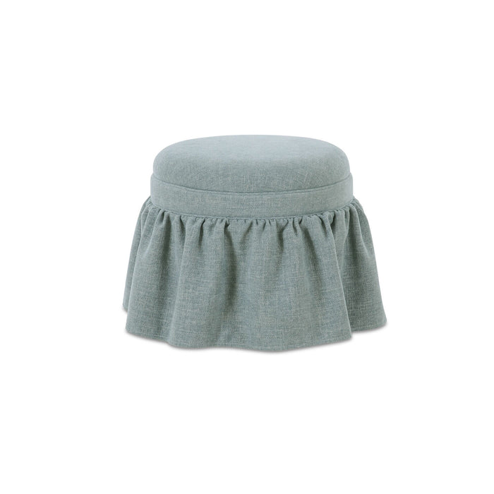 Heidi - Storage Ottoman - Light Blue