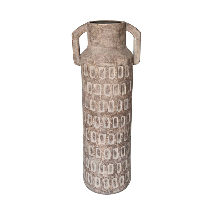 Earthenware - Diode Flower Vase - Light Brown